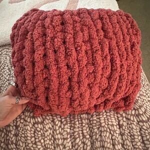 Chunky Hand Knit Pillow